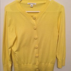 Yellow Banana Republic Cardigan